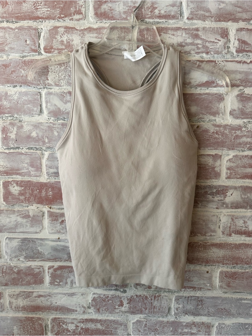 Yogalicious Neutral Taupe Sleeveless Tank